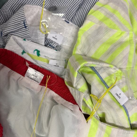 Egg by Susan Lazar Boy's 6Y 5 Piece Shirts & Shorts Casual Summer Surf Lot NWT - Picture 8 of 11